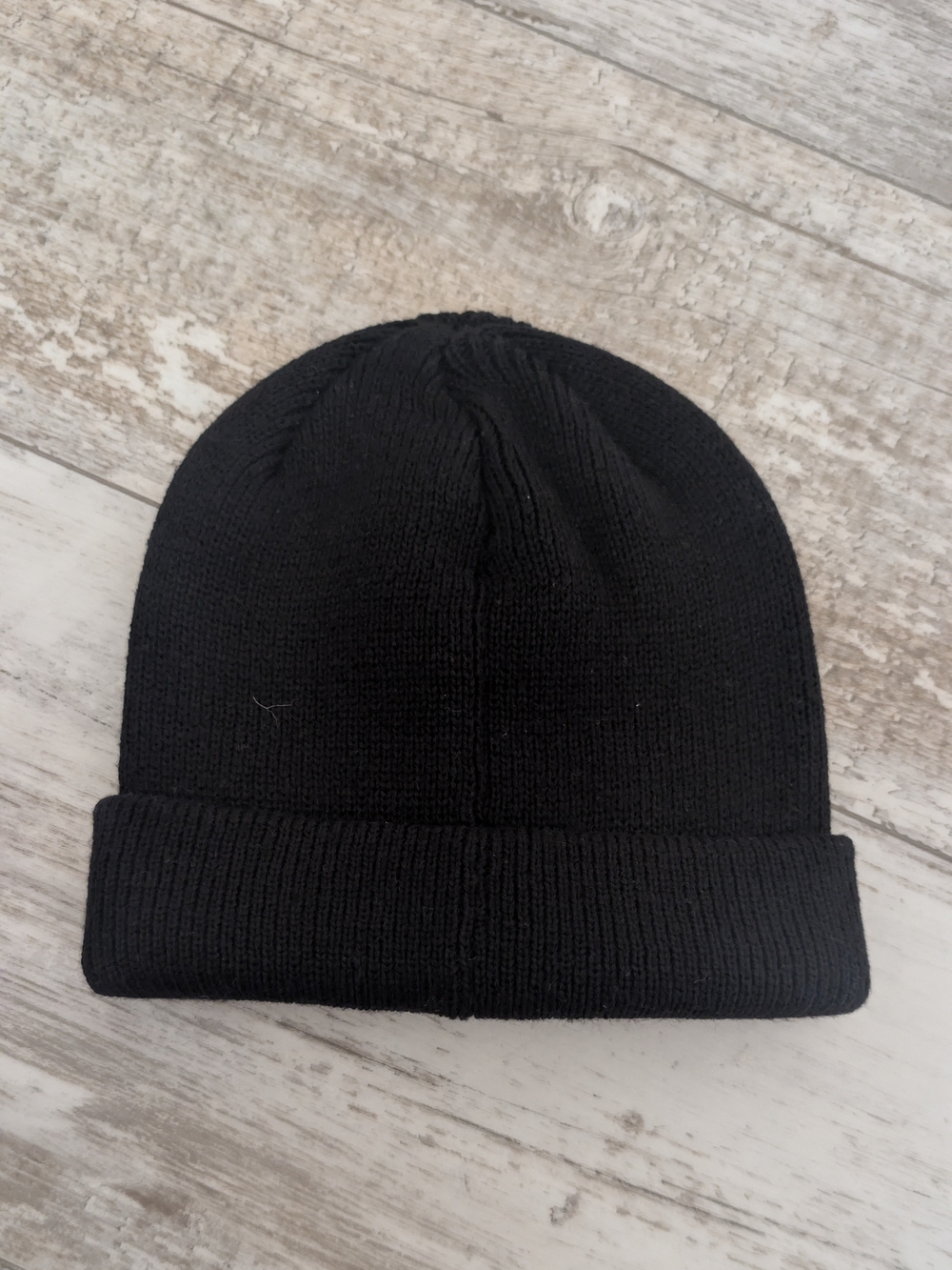 Adidas Black Trefoil Cuffed Beanie NWOT - Picture 3 of 4